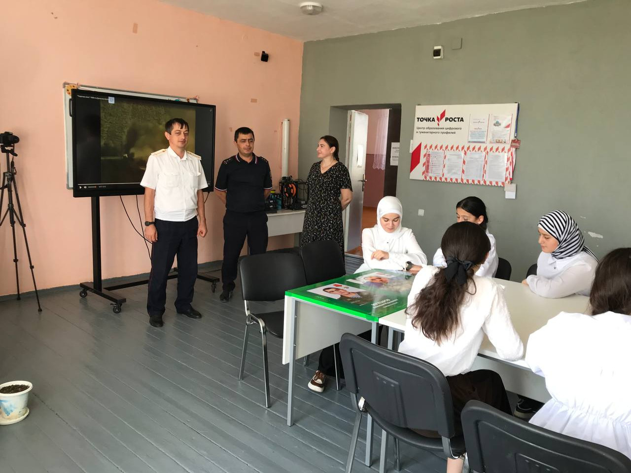 Профилактическая беседа с учащимися 8 класса с. Куруш